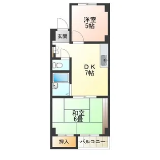 サンライズ【1階】の間取り