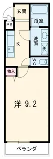 リヴェール和泉【1階】の間取り