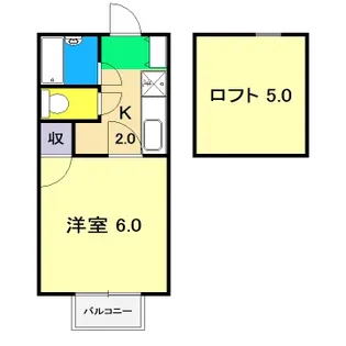 シティコート相模【1階】の間取り