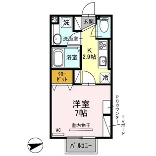 Minette【2階】の間取り