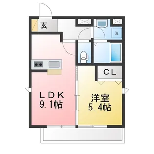 Kafuu Tida【2階】の間取り