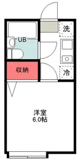 サンポップ新松戸【1階】の間取り