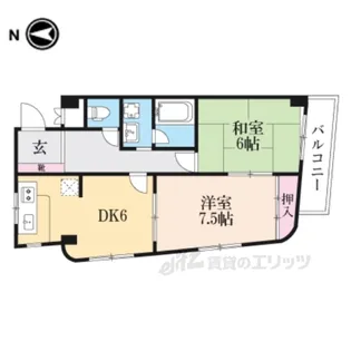 宮崎ハイツ【2階】の間取り