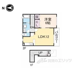 アヴァンス【2階】の間取り