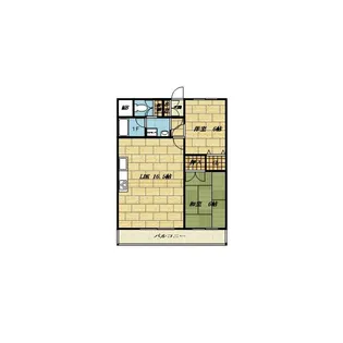 ベルアージュ高城【2階】の間取り
