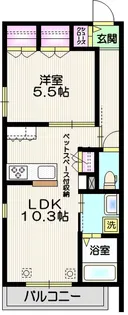 ComfortMaison浦和元町【2階】の間取り