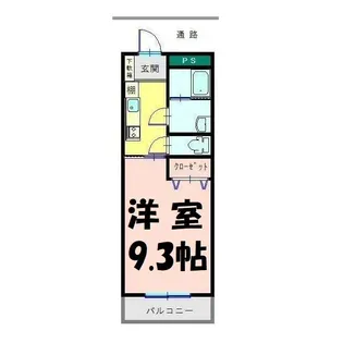 ローレル南越谷【2階】の間取り