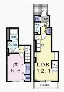 ショコラ壱番館【1階】の間取り