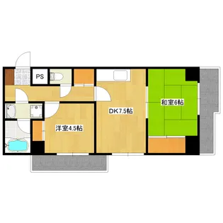 ディアフラッツ【4階】の間取り