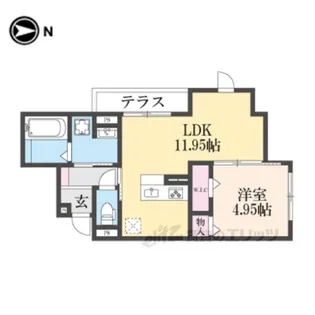 コンフォール畝傍【3階】の間取り