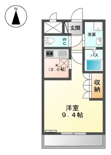 スズラン【1階】の間取り