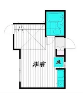 スマートコンパクト溝の口【1階】の間取り