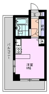 ジュネパレス新松戸第27【4階】の間取り
