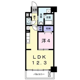 アドレシア古江【3階】の間取り