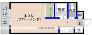シールズ八田【2階】の間取り