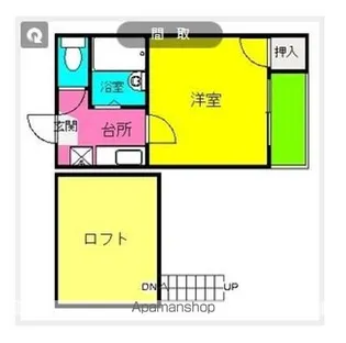 ハンブラ鳥飼【2階】の間取り