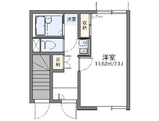 レオネクストシャイン【1階】の間取り