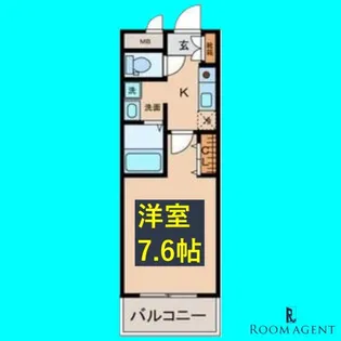 コートデリヴィエール上飯田【4階】の間取り