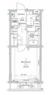 S-Farbe中野松が丘ANNEX【3階】の間取り