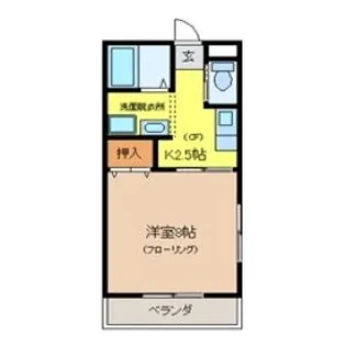 グローブハウスTT【1階】の間取り