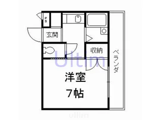 ハイム桃山【3階】の間取り