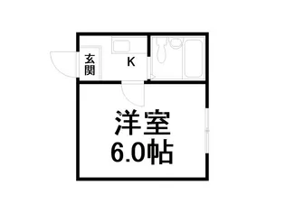 ジュネス祇園【2階】の間取り