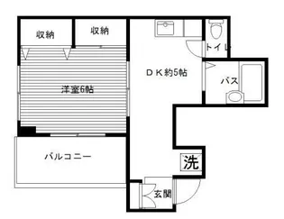 ベレーザ千駄木【4階】の間取り