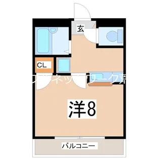 フローリッシュコート【3階】の間取り