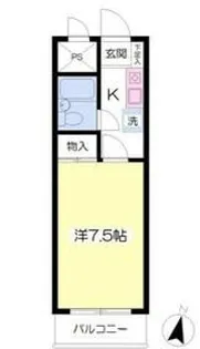 シティコスモ15【8階】の間取り
