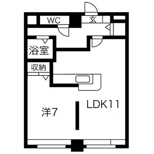 CROSS POINT【5階】の間取り