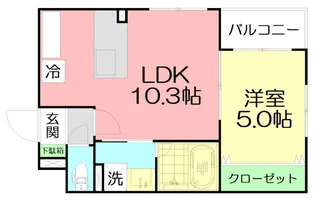 ParkLane八松(パークレーン)【1階】の間取り