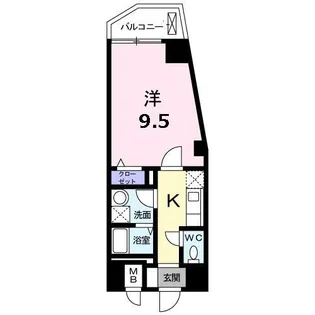 エルシェ 横濱【5階】の間取り