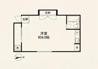 パールハイツ【1階】の間取り