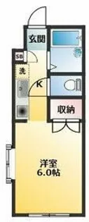 グルクスハイム2【1階】の間取り