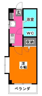シャトーセブン【3階】の間取り