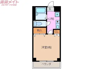 メゾン・シグナス大安I【2階】の間取り