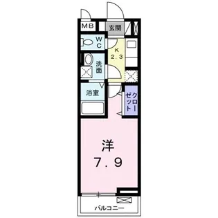 アドラブール【3階】の間取り