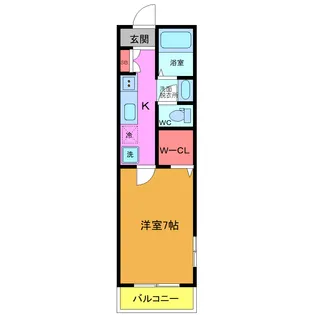 Riviere【3階】の間取り