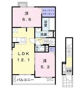 フェリーチェ船橋III【2階】の間取り