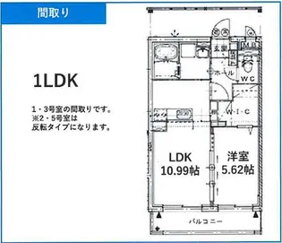 YM畑中4丁目【2階】の間取り