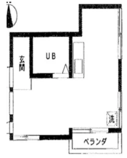 阪東橋マンション【1階】の間取り