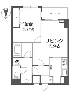 Ys COURT 33【4階】の間取り