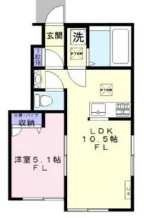 オルサ【1階】の間取り