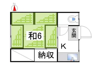 コーポ太田【2階】の間取り