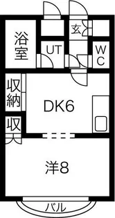 MAJESTIC水車町【4階】の間取り