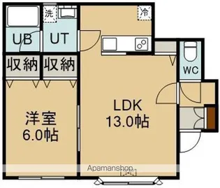 グレイス昭和【1階】の間取り