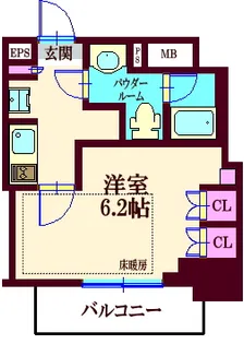 プライムアーバン品川中延【3階】の間取り