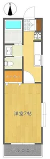 カーサフルット【2階】の間取り