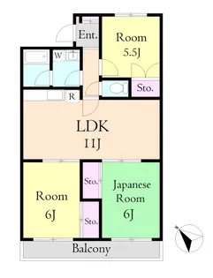 第一川鍋ビル【2階】の間取り