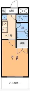 フェニックス南江戸【5階】の間取り